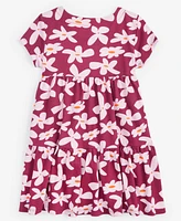 Epic Threads Toddler Girls Groovy Floral Tiered Skater Dress, Created for Macy's