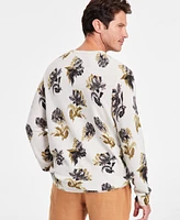 Club Room Men's Harrison Regular-Fit Floral Cashmere Sweater, Created for Macy's