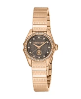 Roberto Cavalli Women's Quartz Rose-Gold Stainless Steel Watch 26mm