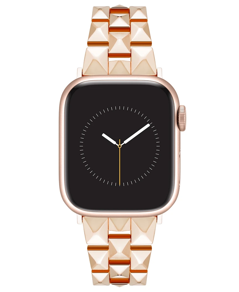 Nine West Women's Rose Gold-Tone Alloy Bracelet Designed for 38/40/41mm Apple Watch - Rose Gold