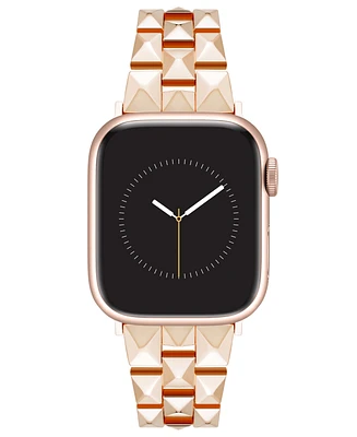 Nine West Women's Rose Gold-Tone Alloy Bracelet Designed for 38/40/41mm Apple Watch