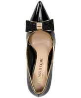 Things Ii Come Women's Soho Luxurious Crystal Double Bow Pumps