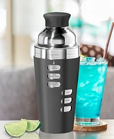 Oggi Dial a Drink 23oz Stainless Steel Cocktail Shaker