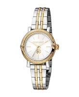 Roberto Cavalli Women's Quartz Two-tone Stainless Steel Watch 30mm