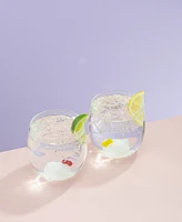 Sanrio Hello Kitty Stemless Short Glasses, Set of 2