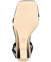Aaj By Aminah Women's Indigo Wedge Sandals