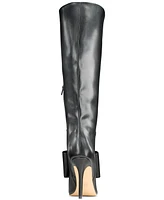 Aaj By Aminah Women's Zoe Bow Tall Dress Boots