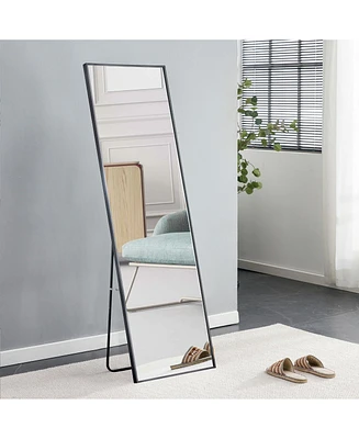 Simplie Fun Premium Full Body Mirror with Aluminum Alloy Frame for Home and Retail