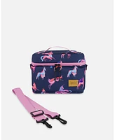 Deux par Deux Girl Lunch Box Navy Printed Unicorn - Toddler|Child