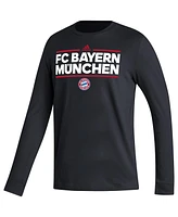 Adidas Men's Black Bayern Munich Dassler Long Sleeve T-Shirt