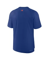 Nike Men's Royal New York Mets Authentic Collection Pregame Raglan Performance T-Shirt