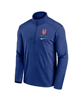 Nike Men's Royal New York Mets Franchise Logo Pacer Performance Half-Zip Top