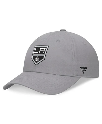 Fanatics Men's Gray Los Angeles Kings Extra Time Adjustable Hat