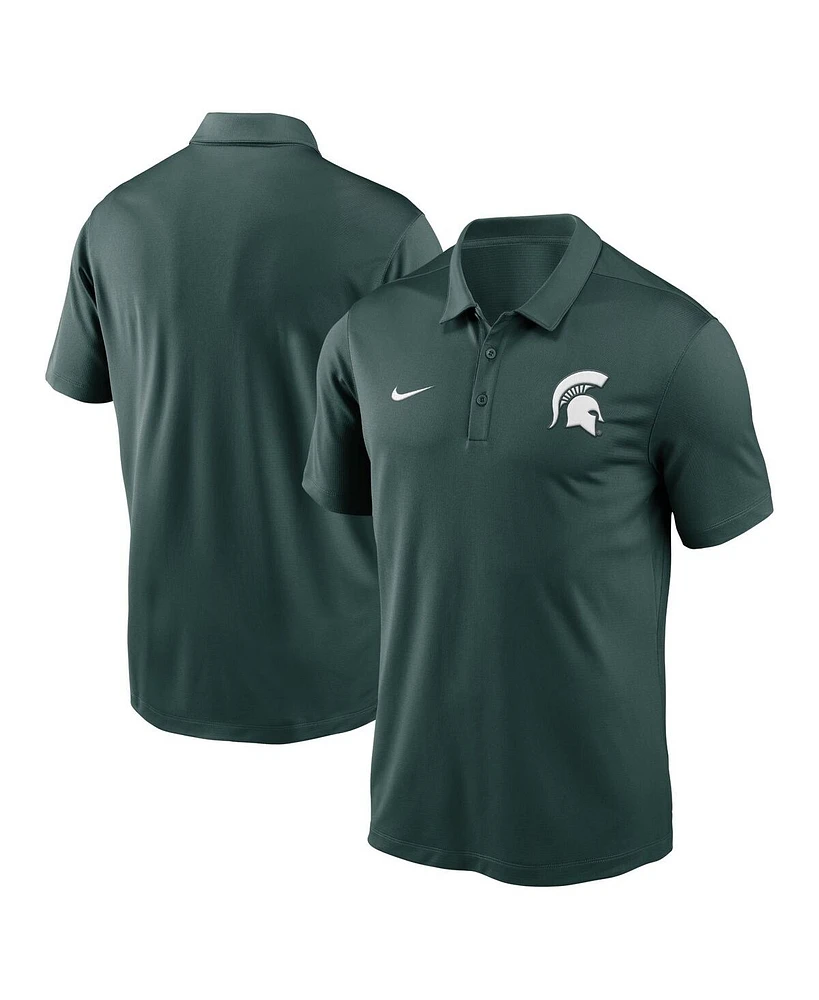 Nike Men's Green Michigan State Spartans Primetime Franchise Performance Polo