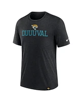 Nike Men's Heather Black Jacksonville Jaguars Blitz Tri-Blend T-Shirt