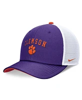 Nike Men's Purple Clemson Tigers Letter Logo Trucker Adjustable Hat