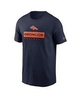 Nike Men's Navy Denver Broncos Sideline Performance T-Shirt