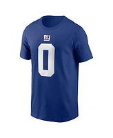 Nike Men's Brian Burns Royal New York Giants Player Name Number T-Shirt