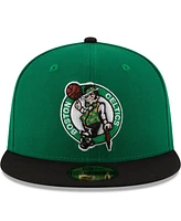 New Era Men's Kelly Green/ Boston Celtics 2024 Nba Finals Champions Side Patch 59FIFTY Fitted Hat