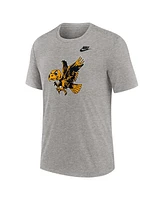 Nike Men's Heather Gray Iowa Hawkeyes Blitz Evergreen Legacy Primary Tri-Blend T-Shirt