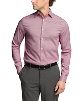 Michael Kors Men's Regular Fit Comfort Stretch Ultra Wrinkle-Resistant Solid Dress Shirt