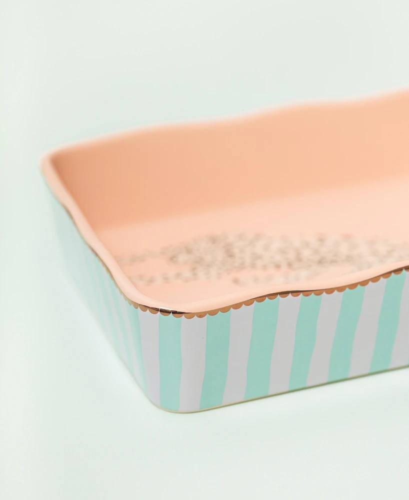 Yvonne Ellen Cheetah Small Rectangular Roaster