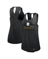 Nike Women's Black Pittsburgh Steelers Performance Tank Top