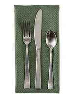 Design Imports Tonal Lattice Print Outdoor Napkin Set of 6