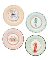 Yvonne Ellen Under the Sea Side Plates, Set of 4