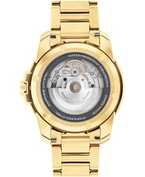 Movado Men's Bold Verso Swiss Automatic Ionic Plated Gold Steel 43MM Watch - Gold