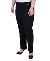 Ny Collection Plus Scuba Crepe Ankle Pant