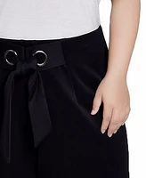 Ny Collection Plus Wide Leg Grommet Pants