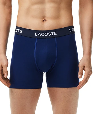 Lacoste Men's 5-Pack Regular-Fit Stretch Logo Band Boxer Briefs