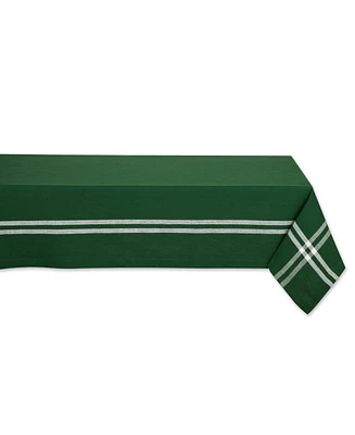 Design Imports Border Stripe Tablecloth