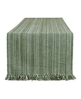 Design Imports Variegated Fringe Table Runner