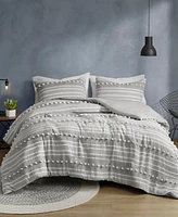 Urban Habitat Rowan Striped 3-Pc. Duvet Cover Set, Full/Queen