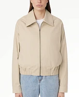 Frank and Oak Women's Ripstop Cotton Bomber Jacket