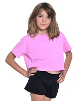 With Jules Big Girls Pull-On Sweat Shorts