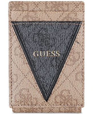 Guess Men's Quattro Patchwork Triangle Logo Wallet