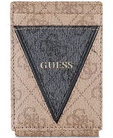 Guess Men's Quattro Patchwork Triangle Logo Wallet