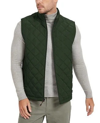 Hawke & Co. Men's Diamond Quilted Heritage Vest, Created for Macy's