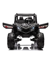 Streamdale Furniture 24V 2-Seater Utv Ride-On Car with Remote Control