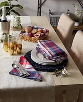 Design Imports Americana Plaid Napkin Set of 6