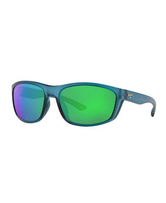 Maui Jim Unisex Polarized Sunglasses, Nuu Landing Mj000735