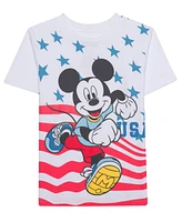 Mickey Mouse Toddler and Little Boys Usa Graphic T-shirt