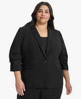 Dkny Plus 3/4-Sleeve Madison Jacket