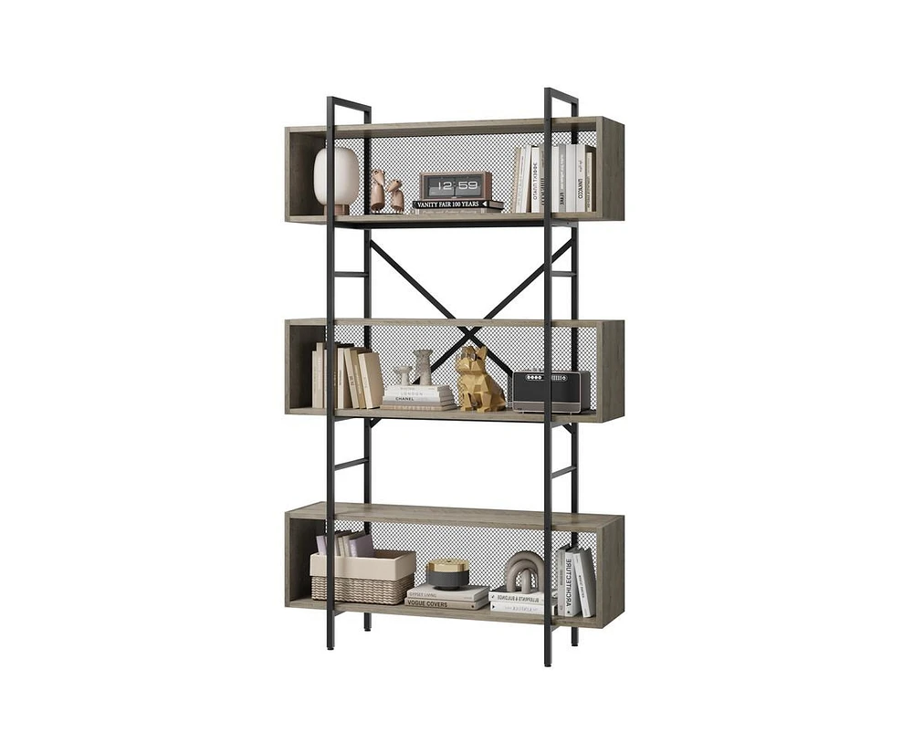 gaomon Rectangular open bookshelf