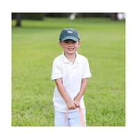 Bits & Bows Boys Horse Baseball Hat in Hunter Green