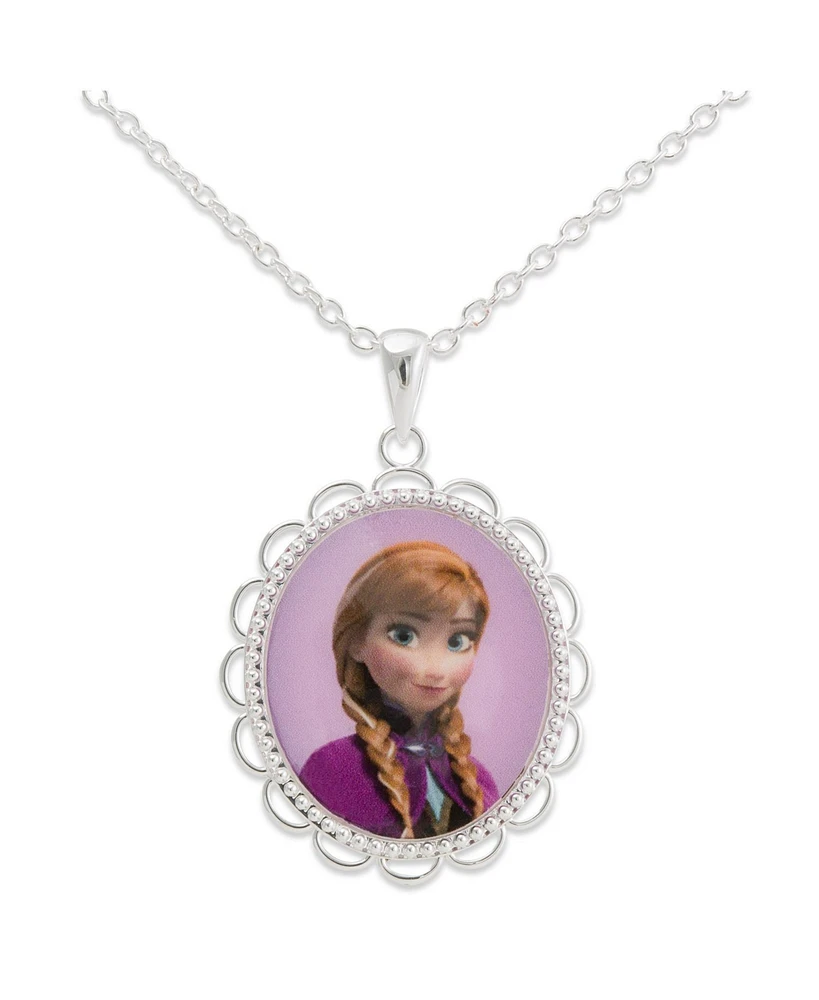 Disney Frozen Princess Anna Cameo Necklace