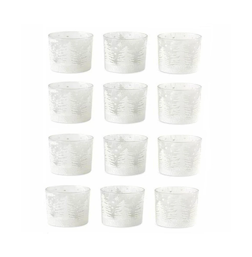 Slickblue Modern Tree Votive Holder Set of 12